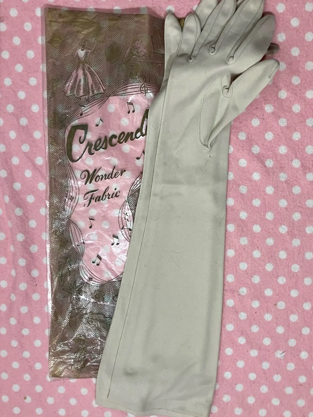 Vintage Opera Length Gloves (Crescendo) 7